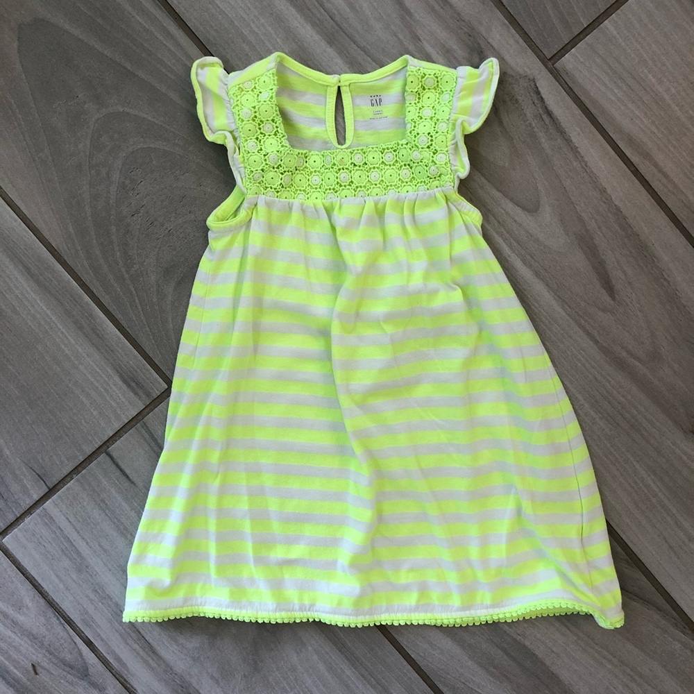 Gap neon yellow dress